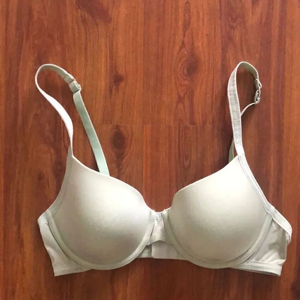 Calvin Klein lightly padded underwire bra, mint green size 36C